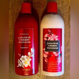 Bath & Body Works Japanese Cherry Blossom Shampoo & Conditioner Set. NWT